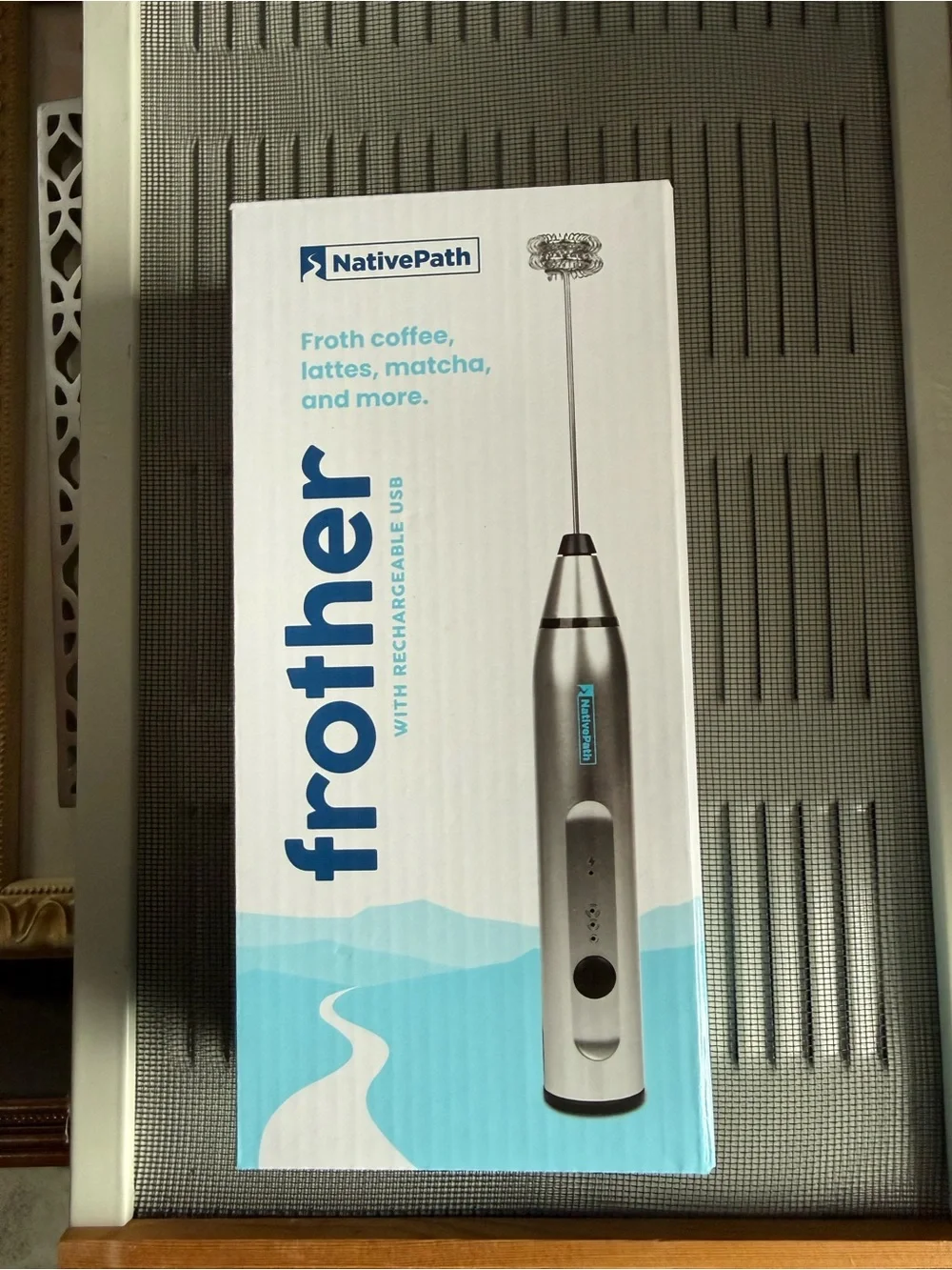 Native hand held Frother. NIB